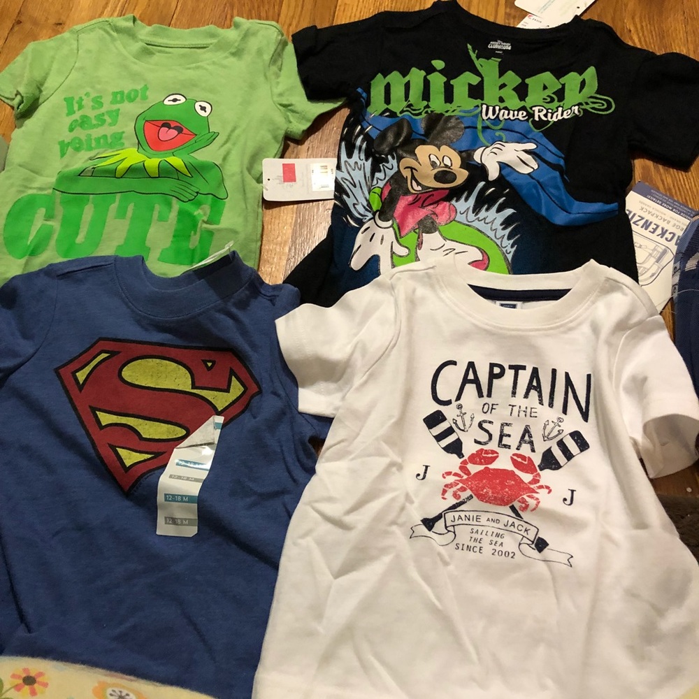 Boys 12-18 months t shirt bundle